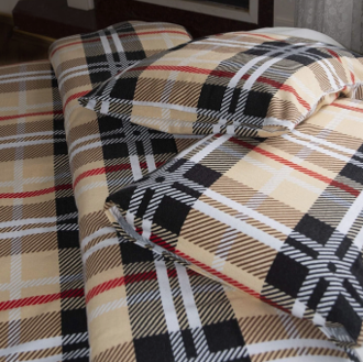 Duvet Cover Set Milano (Black Red White, King Size)